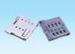 1.5mm High SIM Card Connector 60 Milliohms Max Contact Resistance ISO9001
