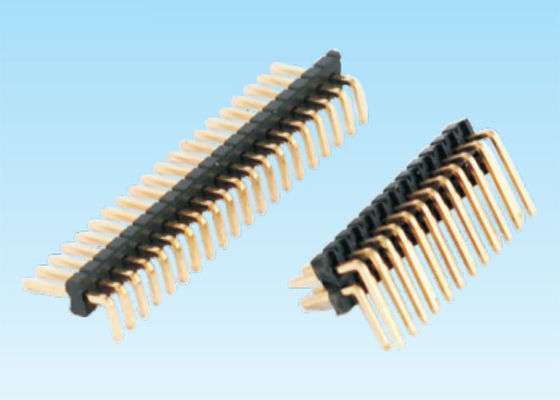 Tipo passo ISO9001 della IMMERSIONE 90° dei connettori di cavo elettrico 1.27mm compiacente