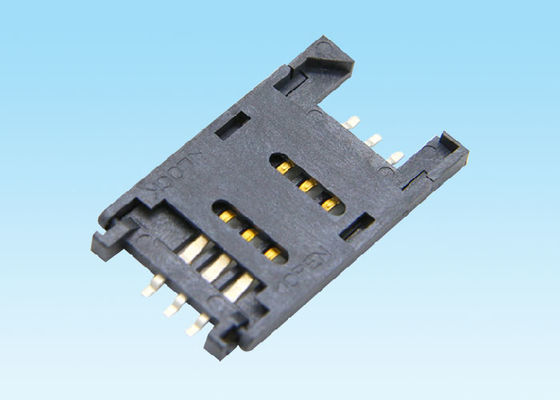 6 durevolezza della materia plastica del connettore di carta SIM del componente elettronico di Pin LCP alta