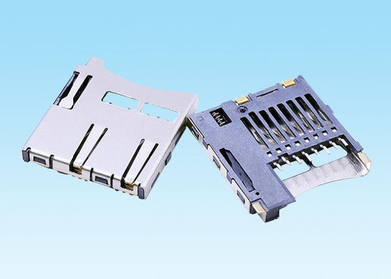 resistente ad alta temperatura dell'alta del micro di 1.85mm di deviazione standard di carta del connettore saldatura interna di spinta